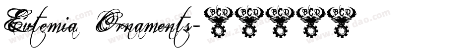 Eutemia Ornaments字体转换